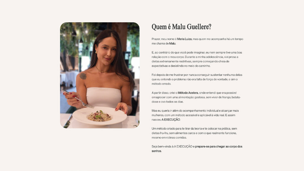Malu Guellere: Responsive programme presentation.