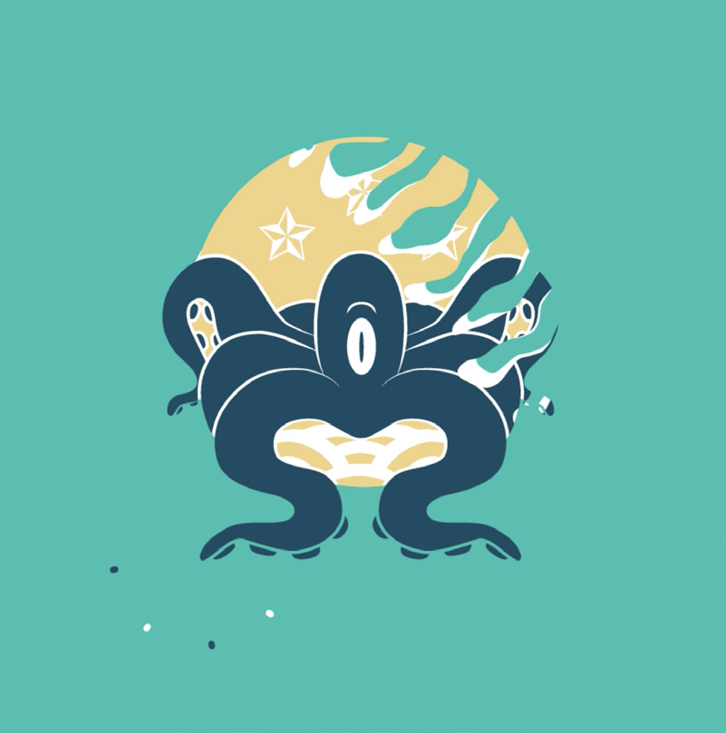 Illustrated seasonal motion graphics and logo animation studies for Seward Productions